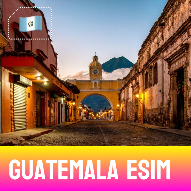 Antigua Guatemala - Guatemala eSIM