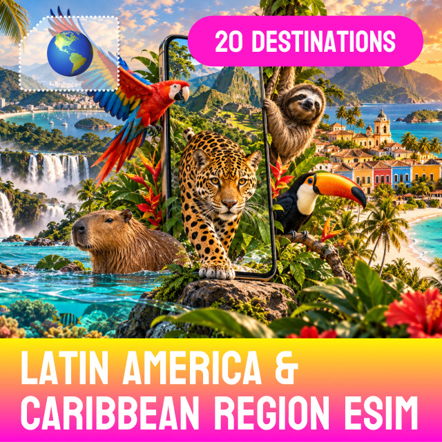 Latin America & Caribbean Region eSim