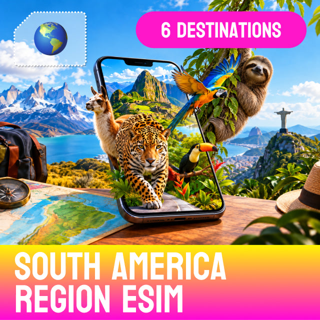 South America Region eSim