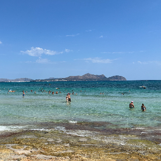 Sunny day in Mallorca, Santa Margalida, Balearic Isles, Spain