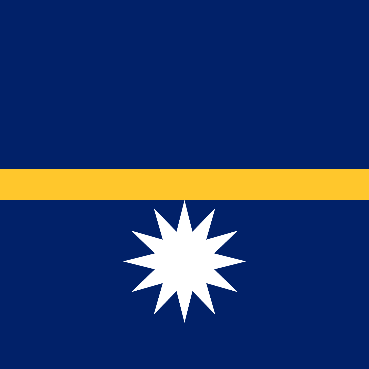 Nauru Flag