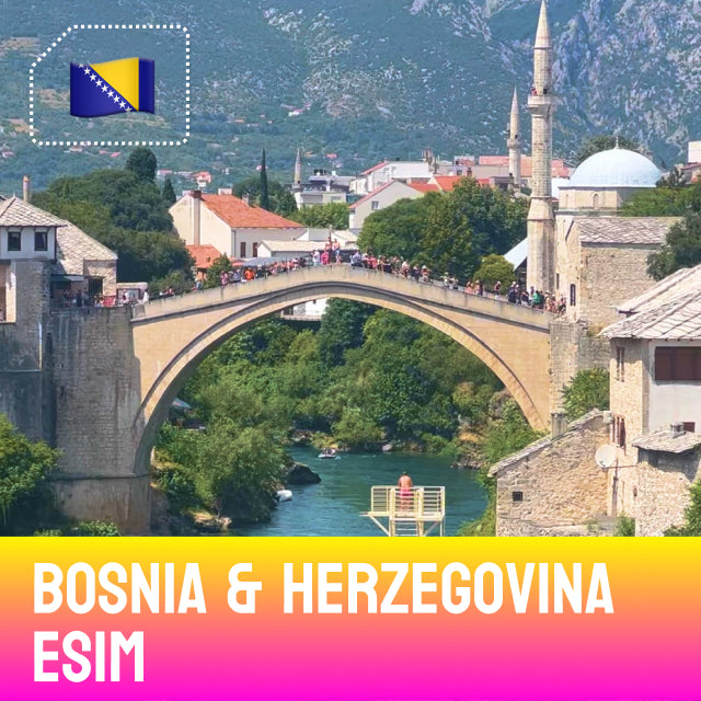 Stari Most, Mostar - Bosnia and Herzegovina eSIM