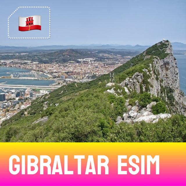 The Rock of Gibraltar - Gibraltar eSIM
