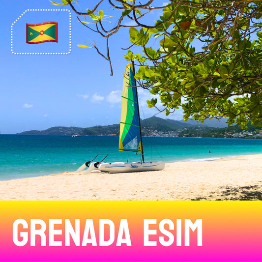 Blue water of Grenada - Grenada eSIM