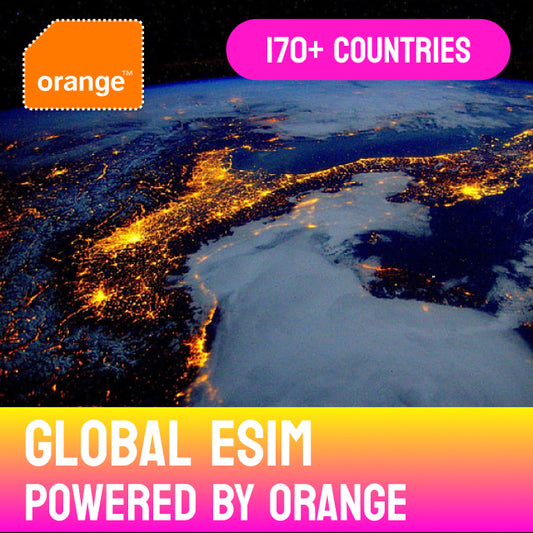 Global eSIM Powered by Orange - 170 Countries 