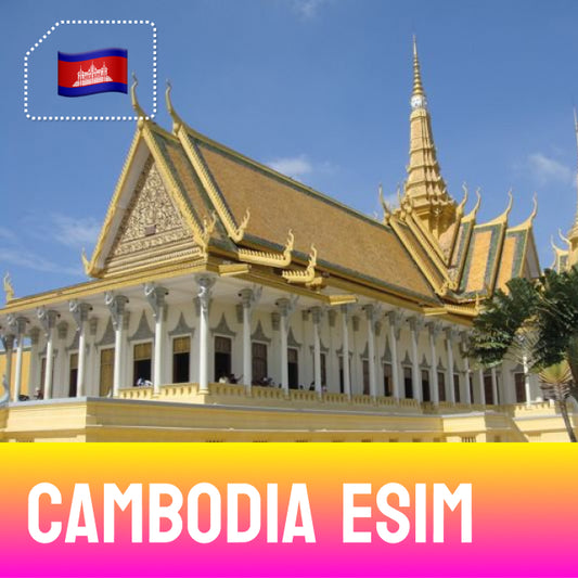 Golden Temple!! - Wat Kean Kleang - Cambodia eSIM