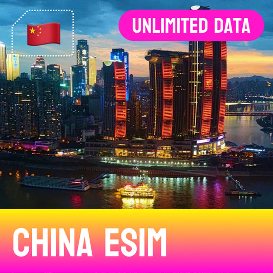 China Unlimited Data eSIM