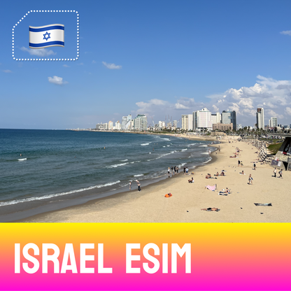 Israel eSIM - Overlooking Jaffa, Tel Aviv 