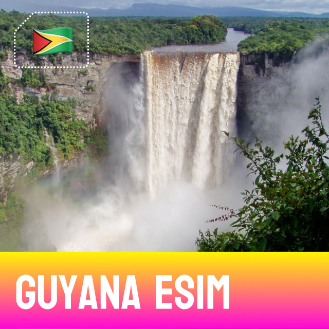 Kaieteur Falls - Guyana eSIM 