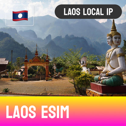 Laos eSIM - Laos Local IP Address 