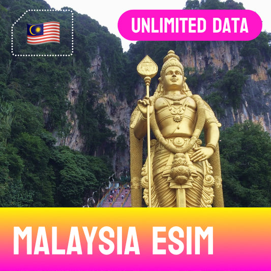 Malaysia eSIM Unlimited Data |  Batu Caves