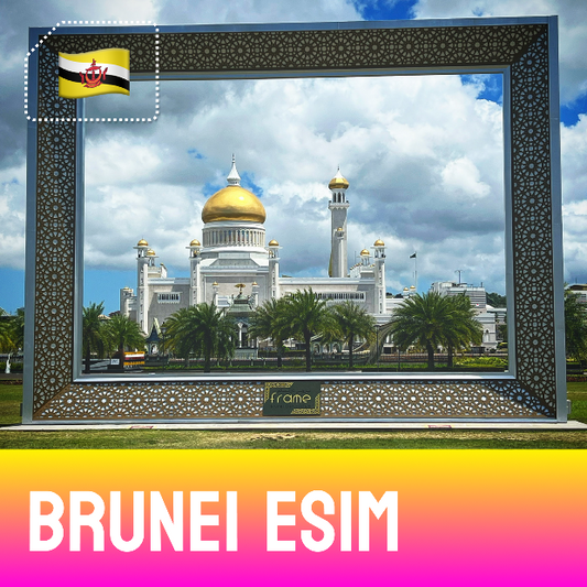 Omar Ali Saifuddien Mosque - Brunei Darussalam eSim