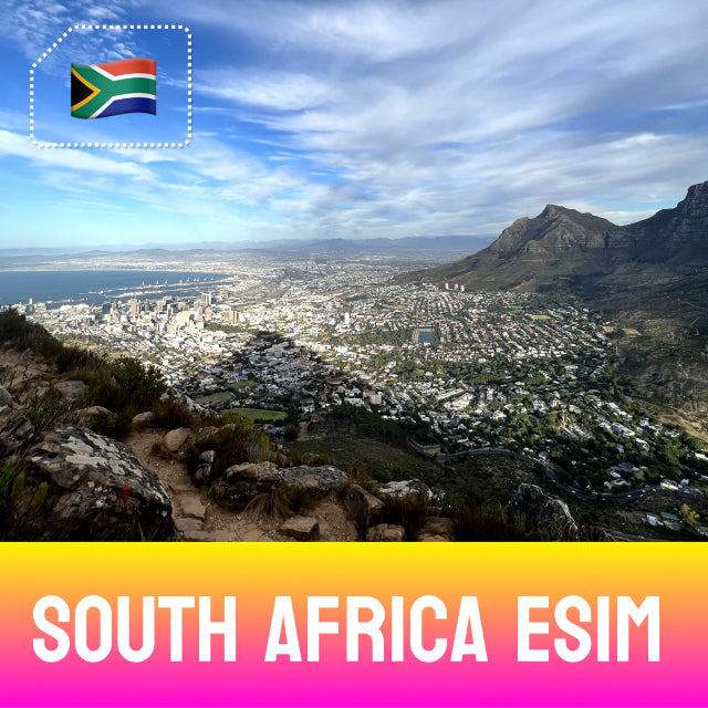 Overlooking Cape Town - South Africa eSIM