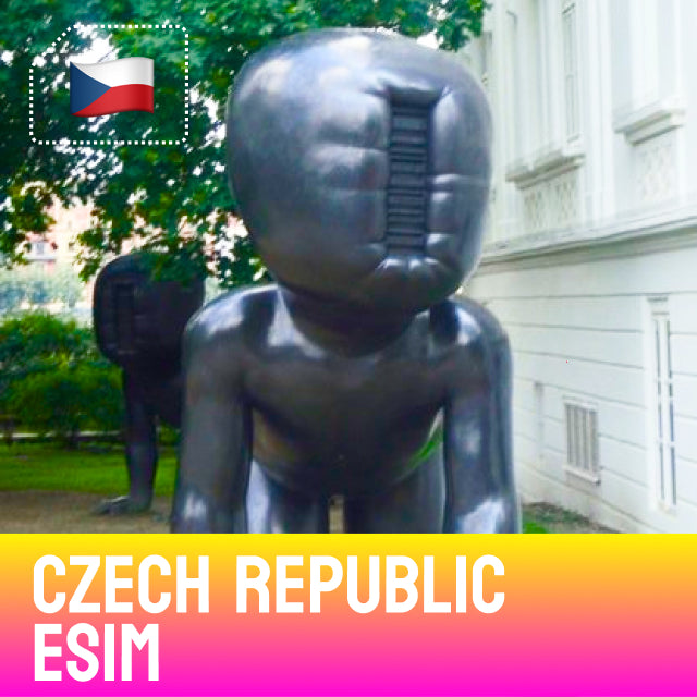 Quirky Prague art by David Cerny - Czech Republic Esim
