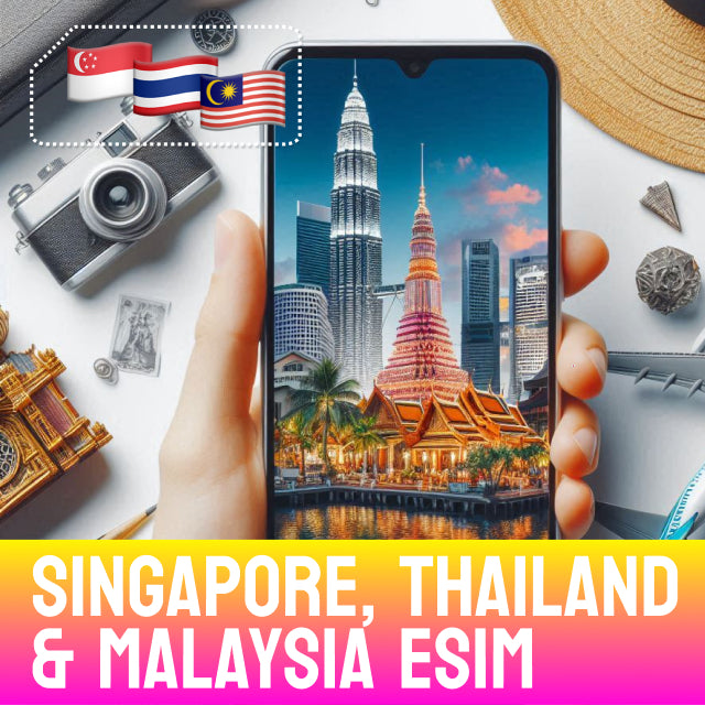 Singapore, Thailand & Malaysia eSIM