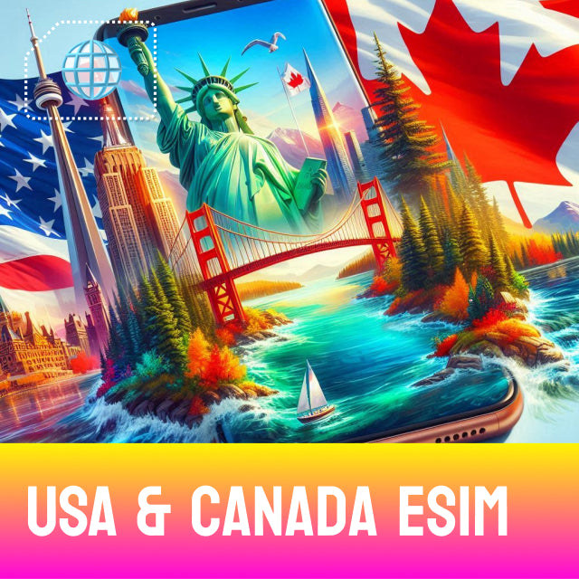 USA & Canada eSIM Combo Plan