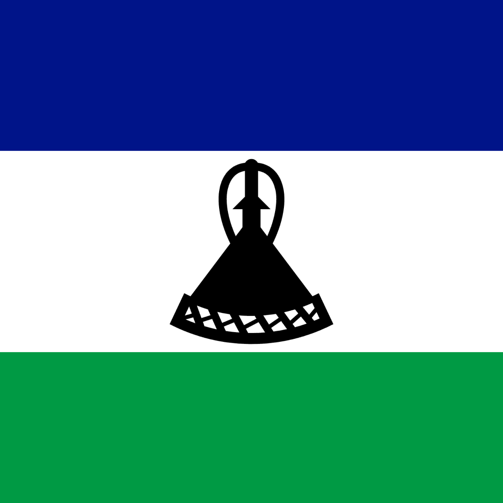 Lesotho eSIM – flag of Lesotho