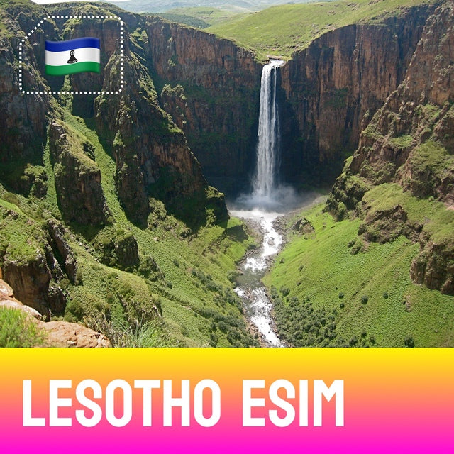 Lesotho eSIM – Maletsunyane Falls, Lesotho