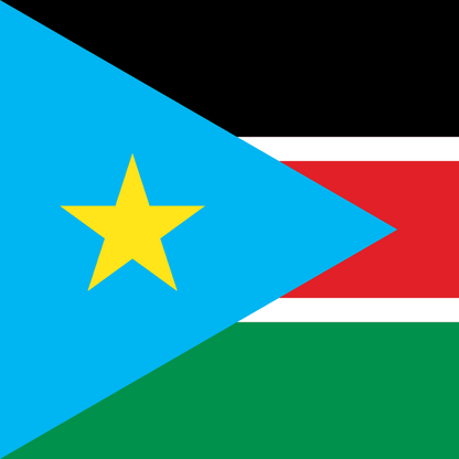 South Sudan eSIM – flag of South Sudan