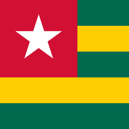 Togo eSIM – flag of Togo