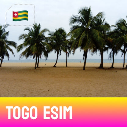 Togo eSIM – beach in Lomé, Togo